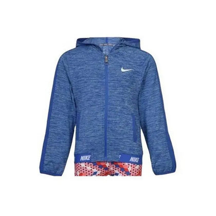 Hooded Sweatshirt for Girls Nike  937-B8Y  Blue-0