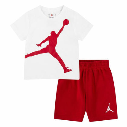 Children's Sports Outfit Nike White Red 2 Pieces-0