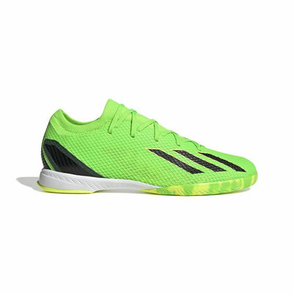 Adult's Indoor Football Shoes Adidas X Speedportal 3 Lime green-0