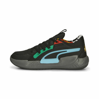 Basketball Shoes for Adults Puma Court Rider Chaos Black-0