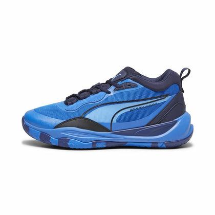 Basketball Shoes for Adults Puma Playmaker Pro Blue-0