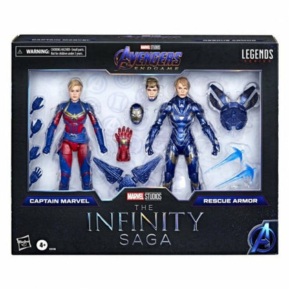 Action Figure Hasbro Legends Infinity Captain Marvel Casual-0