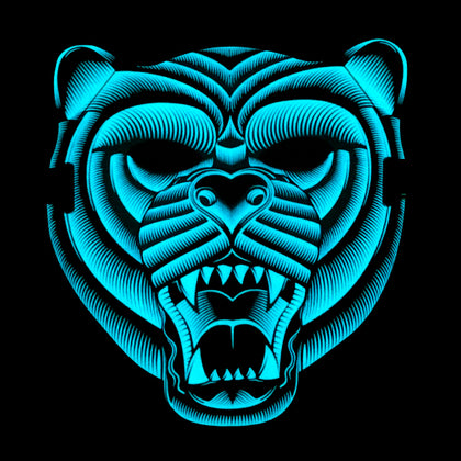 Mask Led Tiger