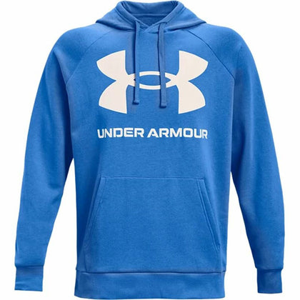 Men’s Hoodie Under Armour Rival Big Logo Blue-0