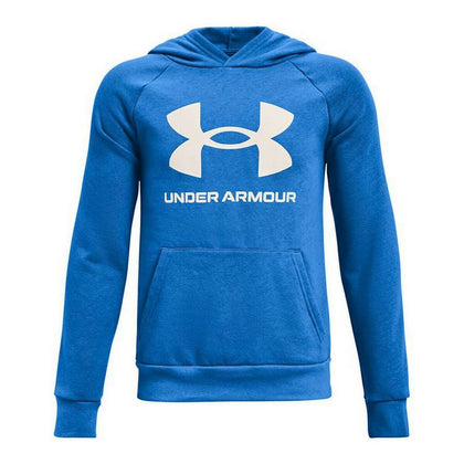 Men’s Hoodie Under Armour Rival Big Logo Blue-0