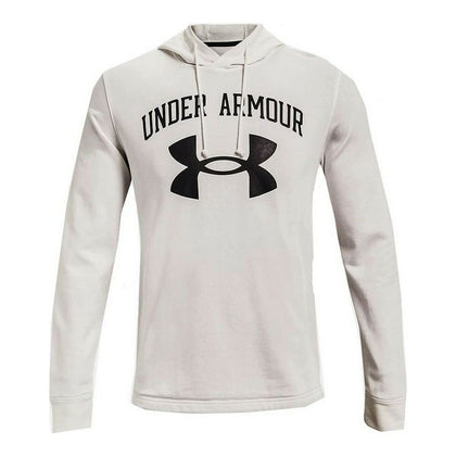 Men’s Hoodie Under Armour Rival Fleece Big Logo White-0