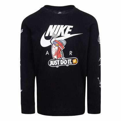 Children’s Sweatshirt without Hood Nike Snowboarding Black-0