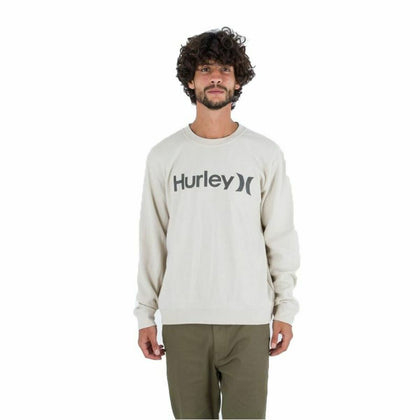 Men’s Sweatshirt without Hood Hurley One&Only Solid Soft green-0