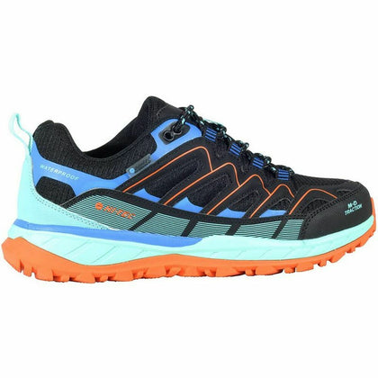 Sports Trainers for Women Hi-Tec Lander Low Moutain Blue Black-0