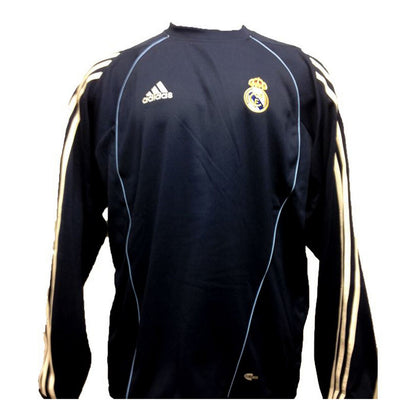 Men’s Sweatshirt without Hood Adidas Real Madrid CF Blue Football-0