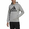 Men’s Hoodie Adidas  Essentials Fleece Big Logo Grey