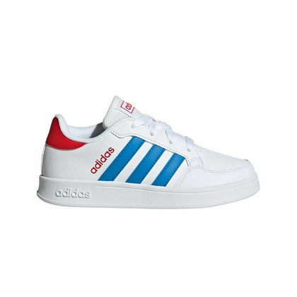 Sports Shoes for Kids Adidas Breaknet  White-0