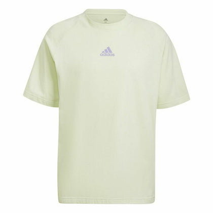 Men’s Short Sleeve T-Shirt Adidas Essentials Brandlove Yellow-0