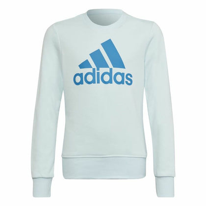 Hoodless Sweatshirt for Girls Adidas Essentials Cyan-0