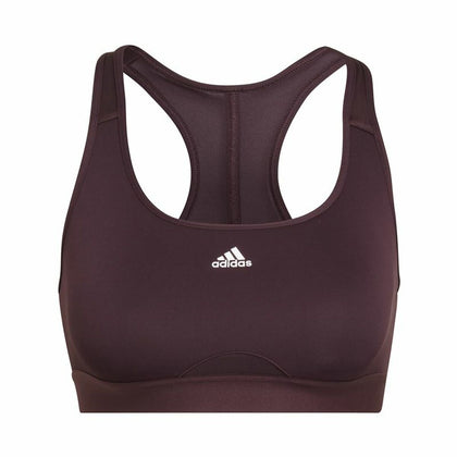 Sports Bra Adidas Powerreact Dark violet-0