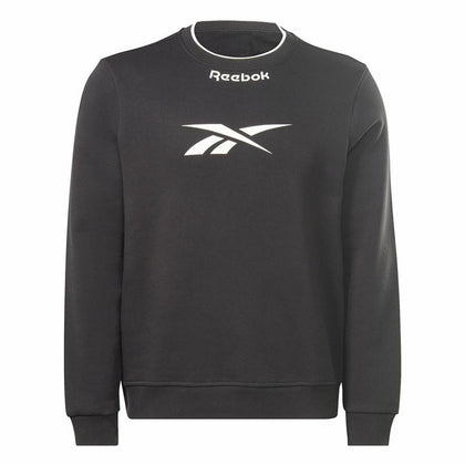 Men’s Hoodie Reebok RI Arch Logo Vector White Black-0