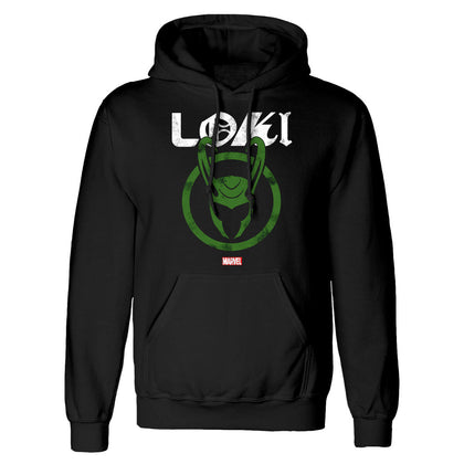 Unisex Hoodie Marvel Distressed Logo Black-0