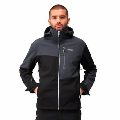 Windcheater Jacket Regatta Regatta Hewitts IX Black-0