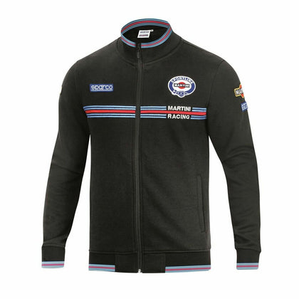 Men’s Sweatshirt without Hood Sparco MARTINI RACING Black Size M-0