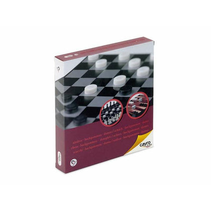 Backgammon Cayro Magnetic Chess Game of draughts-0