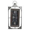 Wall Clock DKD Home Decor Loft Wood Iron (29 x 6.5 x 61 cm)