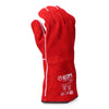 Work Gloves EDM Welders Red Kevlar Cotton Suede