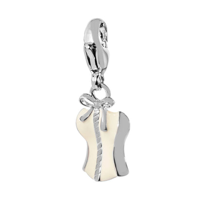 Woman's charm link Ti Sento 8171SI White (2 cm)-0