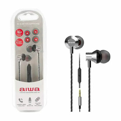 Headphones Aiwa Silver-0