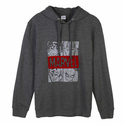 Men’s Hoodie Marvel Grey Dark grey-0