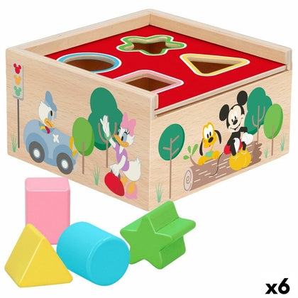 Child's Wooden Puzzle Disney 5 Pieces 13,5 x 7,5 x 13 cm (6 Units)-0