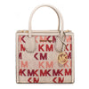 Women's Handbag Michael Kors 35S2G8MM6J-LT-CRM-MULTI Beige (22 x 19 x 10 cm)