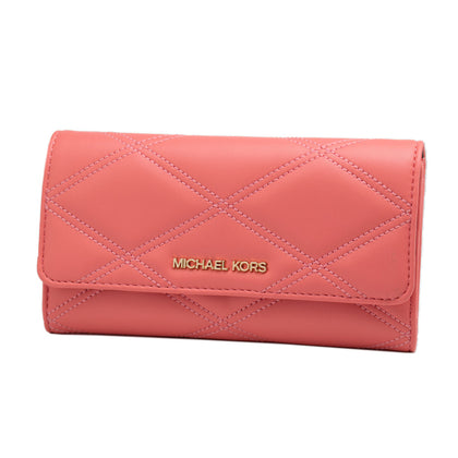 Purse Michael Kors 35S2GTVF3U-GRAPEFRUIT Pink Leather (18 x 10 cm)