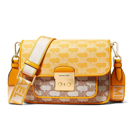 Women's Handbag Michael Kors 35T2GS9M2J-BUTTER-MULTI Yellow (22 x 18 x 6 cm)