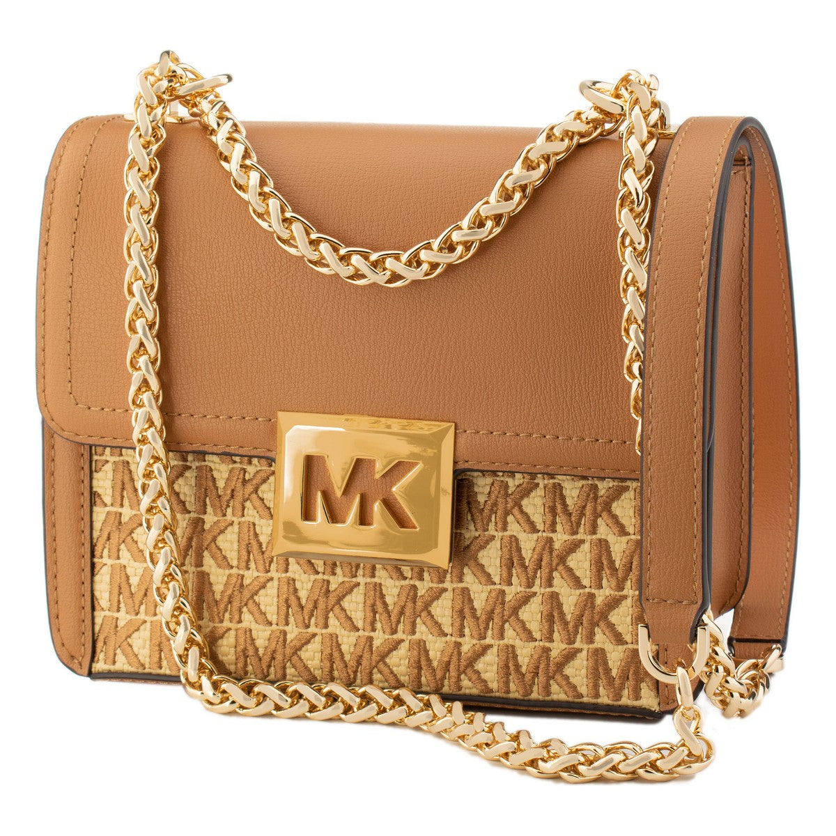 Women's Handbag Michael Kors 35T2G6SS5L-CUOIO Brown (19 x 16 x 8 cm)