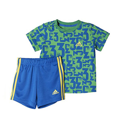 Sports Outfit for Baby Adidas I SUM SET COUNT Green