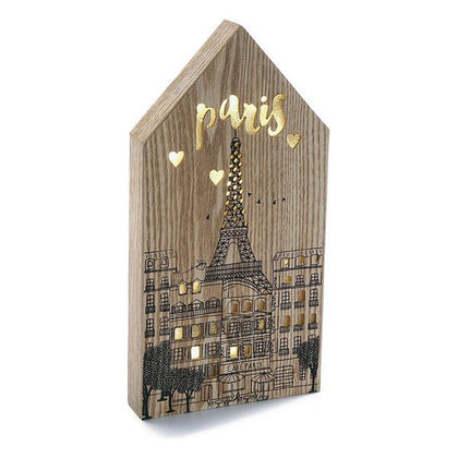 Decorative box Paris Wood (3,5 x 34 x 17 cm)