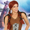 Wig with Braids Male viking Brown 117915