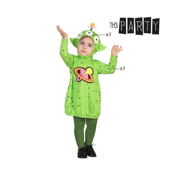 Costume for Babies Alien Green