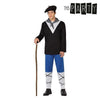 Costume for Adults Basque (4 Pcs)