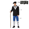 Costume for Adults Basque (4 Pcs)