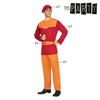 Costume for Adults Haystack Red (4 Pcs)