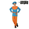 Costume for Children Haystack Blue (4 Pcs)