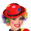 Hat Male clown Red 114542