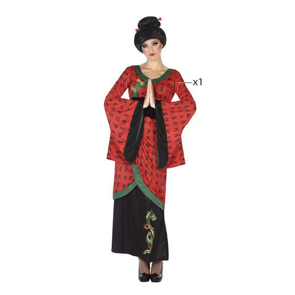 Costume for Adults Chinese woman Red (1 Pc)