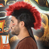 Wigs Indian man Maroon