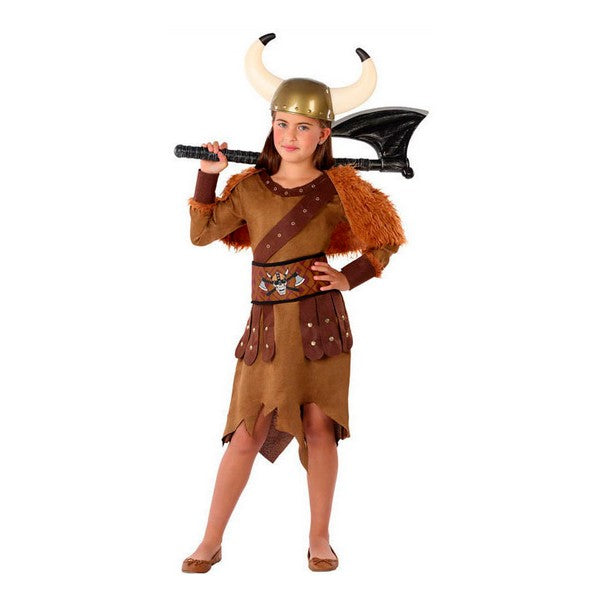 Costume for Children 114869 Female viking Brown (4 Pcs)