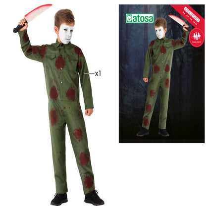 Costume for Children Male assassin Green