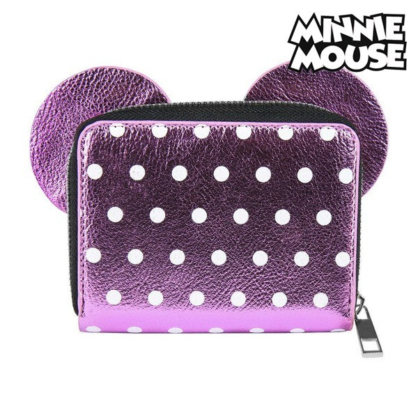 Purse Minnie Mouse Card holder Pink Metallic 70688