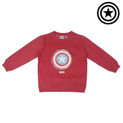 Children’s Sweatshirt without Hood The Avengers Red