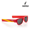 Red Sunfold Spain Roll-Up Sunglasses